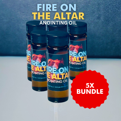 Fire on the Altar Anointing Oil - 5 Bottles
