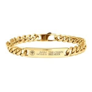 Chain Breaker Gold Bracelet